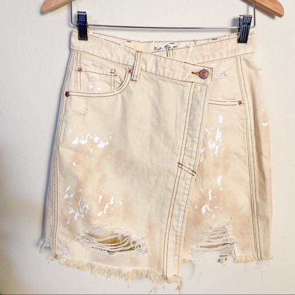 NWT Free People Parker Wrap Skirt - Picture 2 of 9